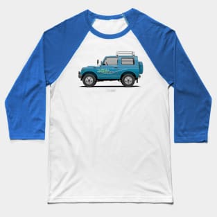 Jimny JA11 SJ410 Blue - Side Baseball T-Shirt